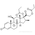 Pregna-1,4-diene-3,20-dione,9-chloro-11-hydroxy-16-methyl-17,21-bis(1-oxopropoxy)-,( 57186197,11b,16b)- CAS 5534-09-8